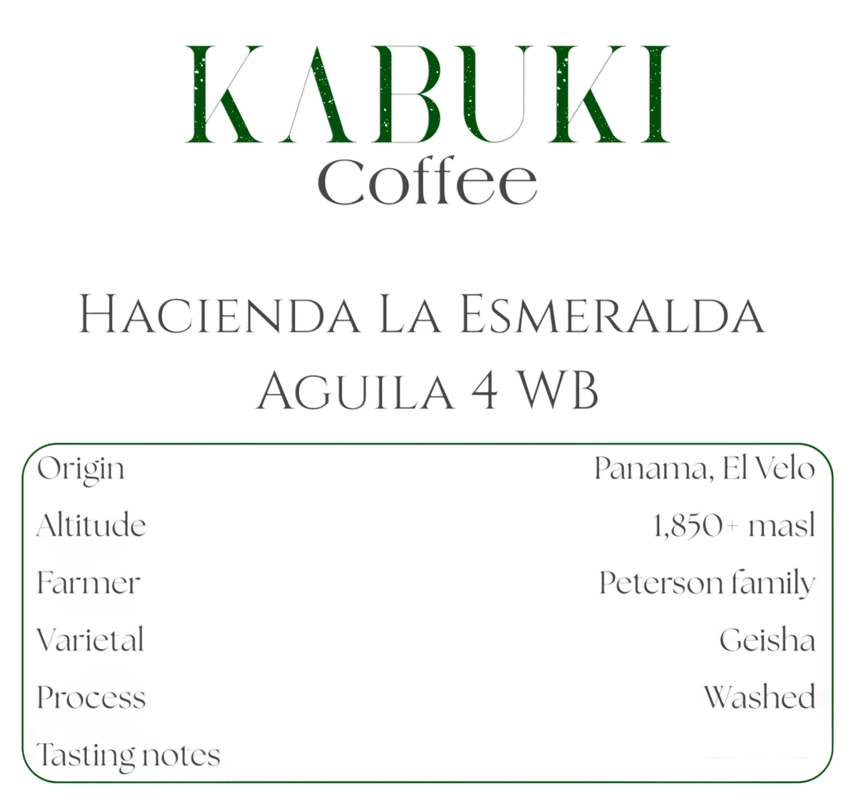 Hacienda La Esmeralda Aguila 4 WB