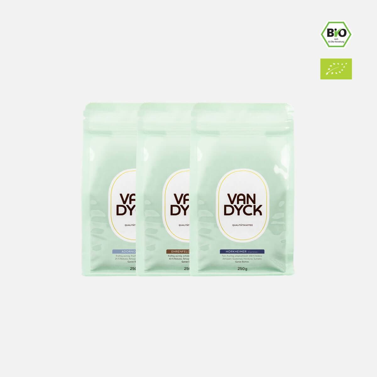 Probesortiment 'Espresso' | versandkostenfrei – Bio