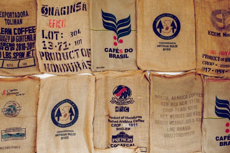 Original Rohkaffeesack (diverse Ursprünge)