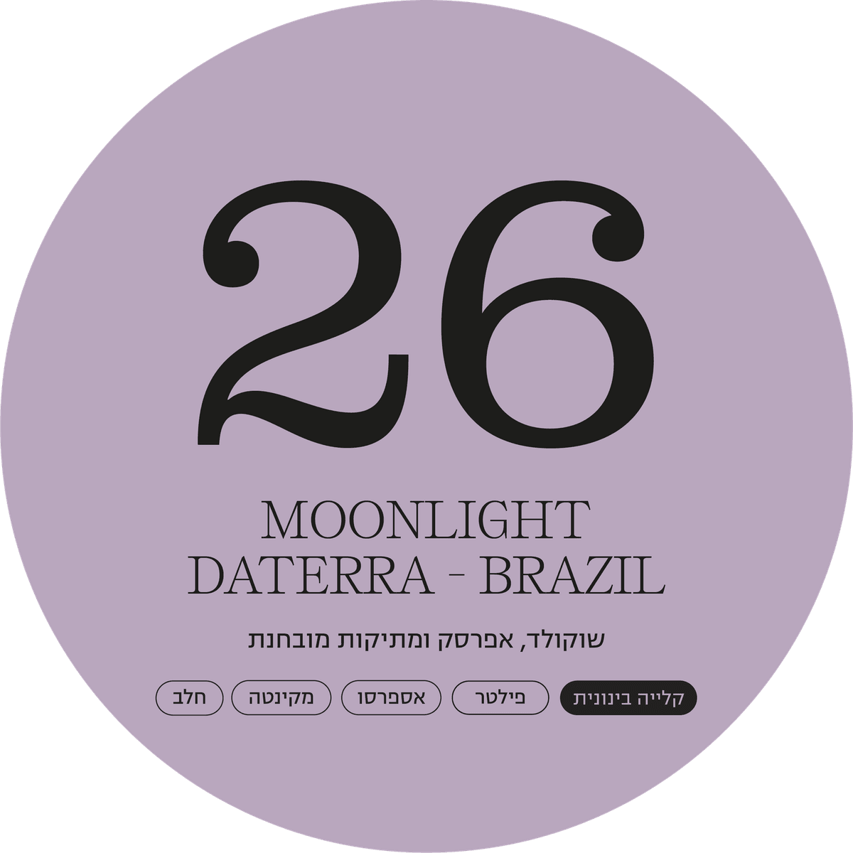 Moonlight, Daterra