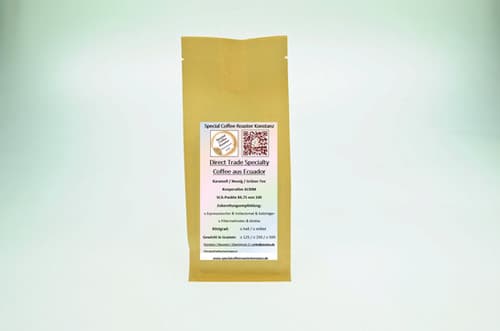 Direct trade Kaffee aus Ecuador - Ganze Bohnen - 250 Gramm - Mittlere Röstung