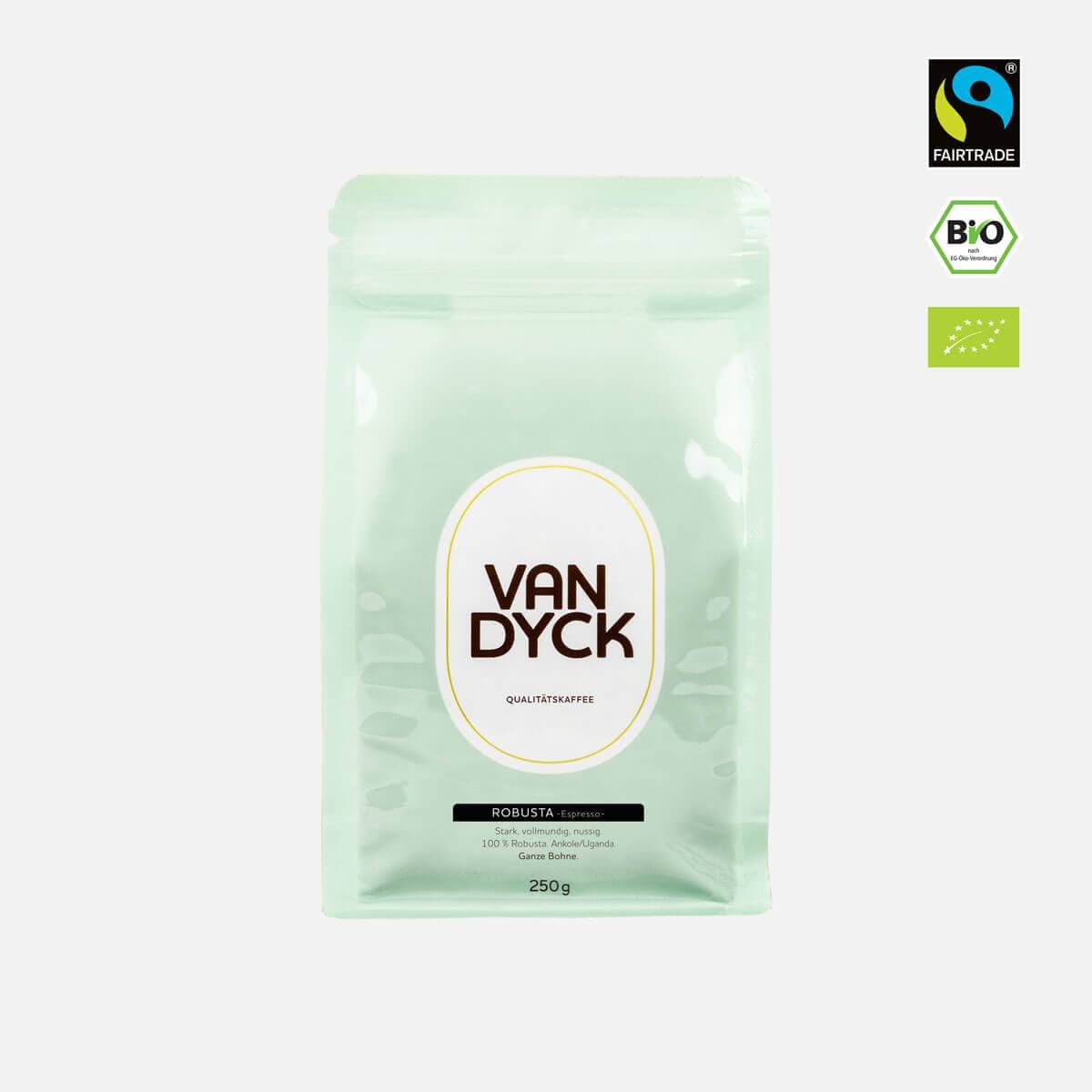 Espresso 'Robusta 100%' – Organic and Fair Trade